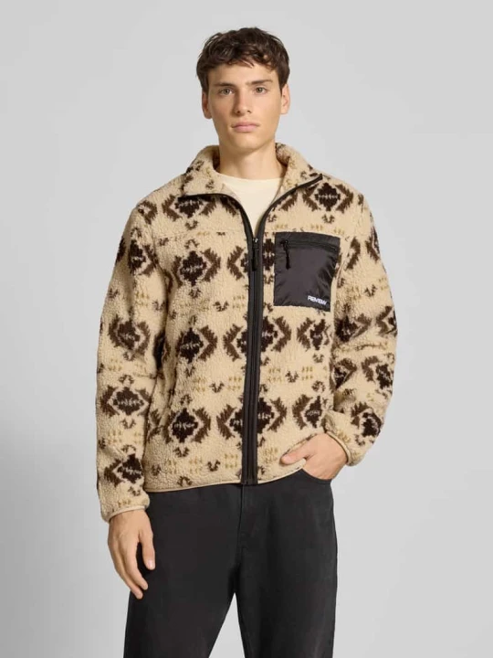Zdjęcie produktu Kurtka typu teddy ze stójką REVIEW Złamany biały