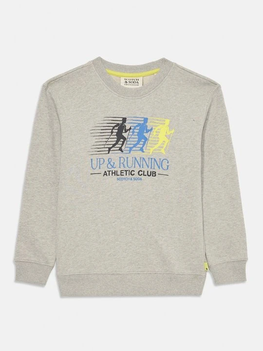 Zdjęcie produktu Bluza Scotch & Soda jasnoszary melanż