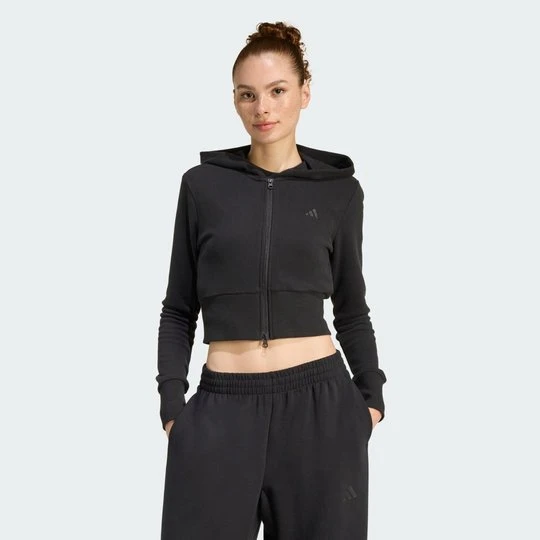 Zdjęcie produktu Bluza Seasonal Essentials French Terry Full-Zip Adidas czarny