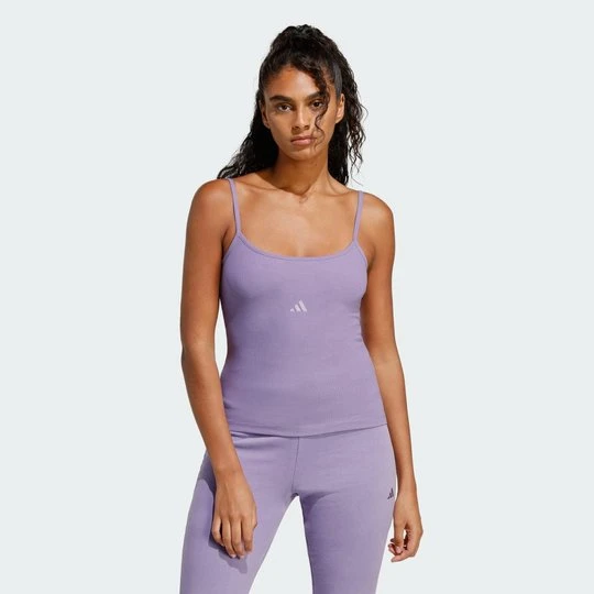 Zdjęcie produktu Bluza Seasonal Essentials Rib Adidas Magic Lilac