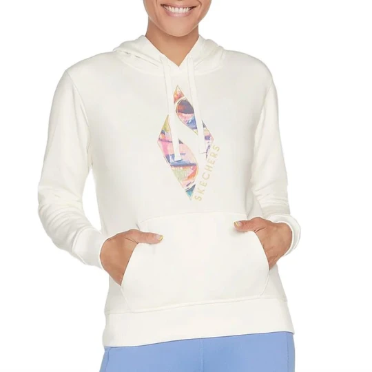 Zdjęcie produktu Bluza Skechers Watercolor Diamond WHD84WSL - beżowa