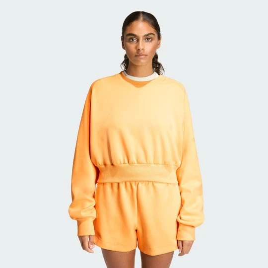 Zdjęcie produktu Bluza Soft Lux Loose Adidas Semi Ice Tangerine