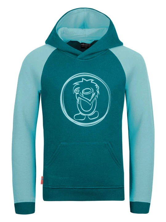 Zdjęcie produktu Trollkids Bluza "Stavanger" w kolorze turkusowym rozmiar: 98