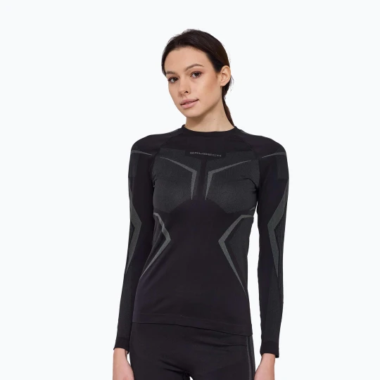 Zdjęcie produktu Bluza termoaktywna damska Brubeck Dry black / graphite