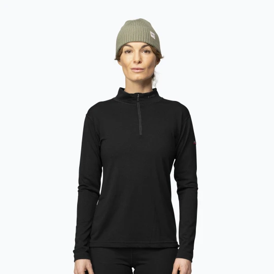 Zdjęcie produktu Bluza termoaktywna damska Devold Breeze Merino 150 Zip Neck black