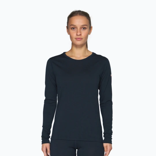 Zdjęcie produktu Bluza termoaktywna damska Devold Breeze Plus Merino 200 ink Czarny