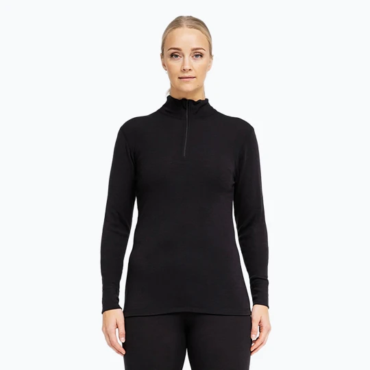 Zdjęcie produktu Bluza termoaktywna damska Dovre Wool Zip black