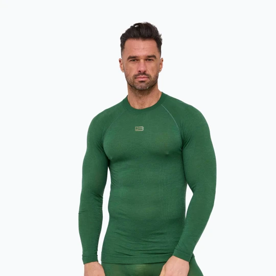 Zdjęcie produktu Bluza termoaktywna męska Brubeck Active Merino green