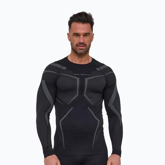 Zdjęcie produktu Bluza termoaktywna męska Brubeck Dry black / graphite