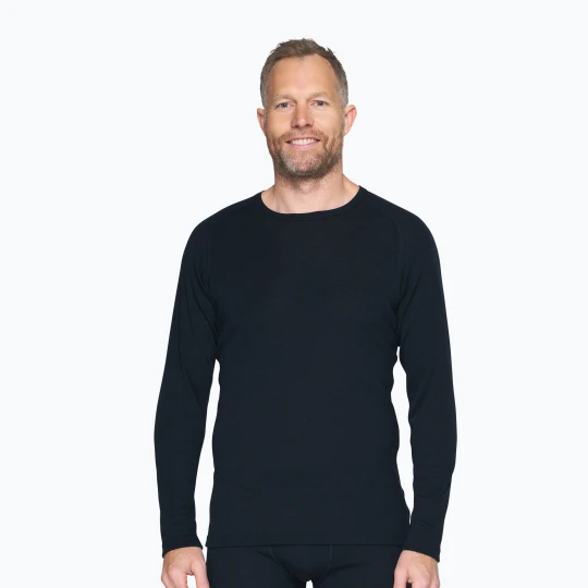 Zdjęcie produktu Bluza termoaktywna męska Devold Adventure Merino 190 ink Czarny