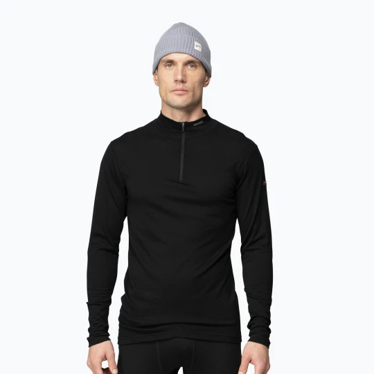 Zdjęcie produktu Bluza termoaktywna męska Devold Breeze Merino 150 Zip Neck black