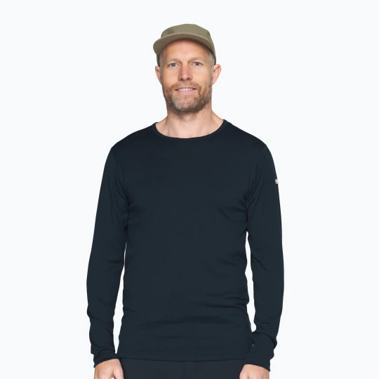 Zdjęcie produktu Bluza termoaktywna męska Devold Breeze Plus Merino 200 ink Czarny