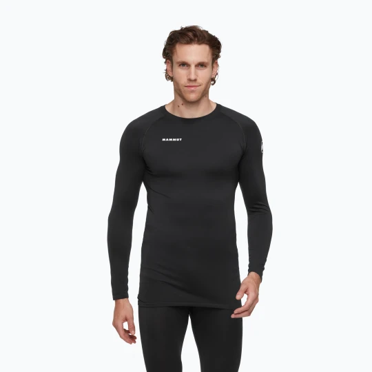 Zdjęcie produktu Bluza termoaktywna męska Mammut All-Mountain Seamless BL Mid black / white