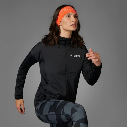 Zdjęcie produktu Bluza Terrex Xperior Climawarm+ Wind Light Fleece Hooded Adidas czarny