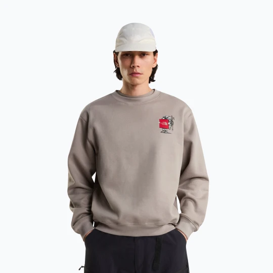Zdjęcie produktu Bluza The North Face Gear Up Get Out RLX SS Tee Graphic stone slab Beżowy