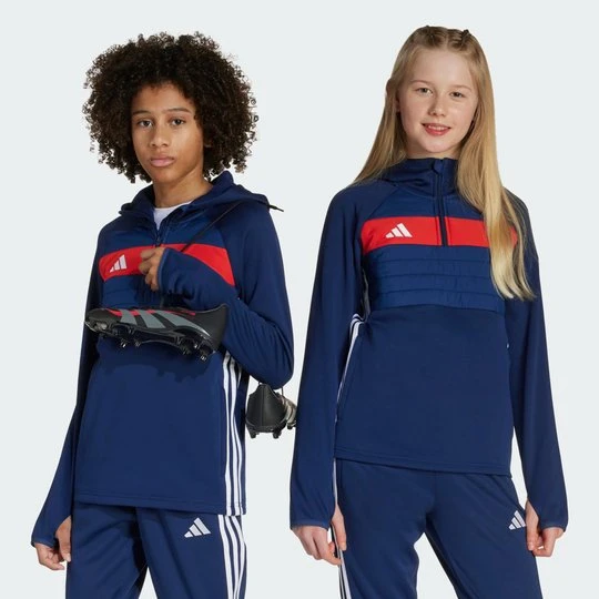 Zdjęcie produktu Bluza Tiro 25 Essentials Winterized Training Kids Adidas niebieski