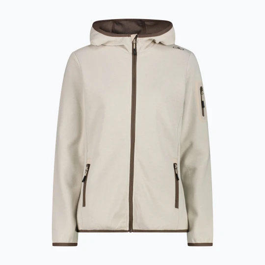 Zdjęcie produktu Bluza trekkingowa damska CMP 34H6376 Fix Hood cream / off white Beżowy