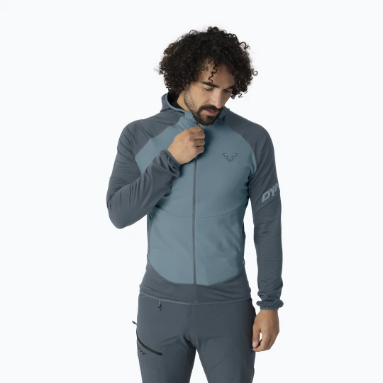 Zdjęcie produktu Bluza trekkingowa damska DYNAFIT Transalper Light Polartec Hoody cinder / 3160 Szary