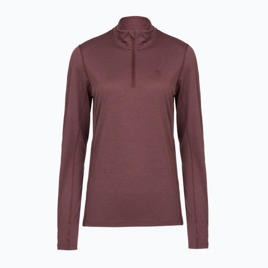 Zdjęcie produktu Bluza trekkingowa damska Fjällräven Abisko Day Hike Half Zip port Bordowy