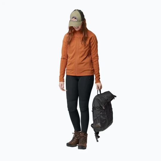 Zdjęcie produktu Bluza trekkingowa damska Fjällräven Abisko Lite Fleece terracotta brown