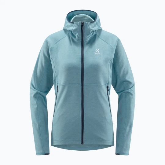 Zdjęcie produktu Bluza trekkingowa damska Haglöfs Skuta Hood frost blue