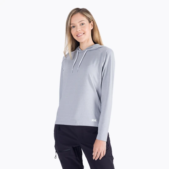 Zdjęcie produktu Bluza trekkingowa damska Helly Hansen Verglas Light Hoodie grey fog