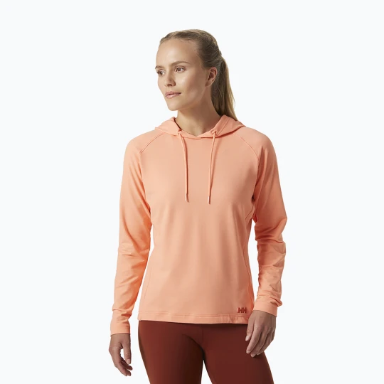 Zdjęcie produktu Bluza trekkingowa damska Helly Hansen Verglas Light Hoodie rose quartz Pomarańczowy
