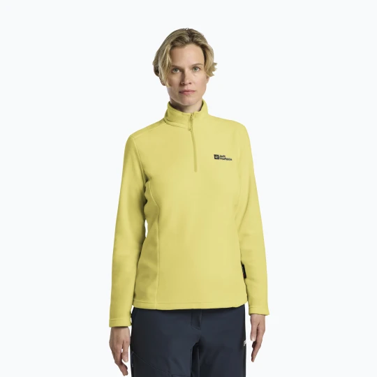 Zdjęcie produktu Bluza trekkingowa damska Jack Wolfskin Taunus Hz lemon ice Żółty