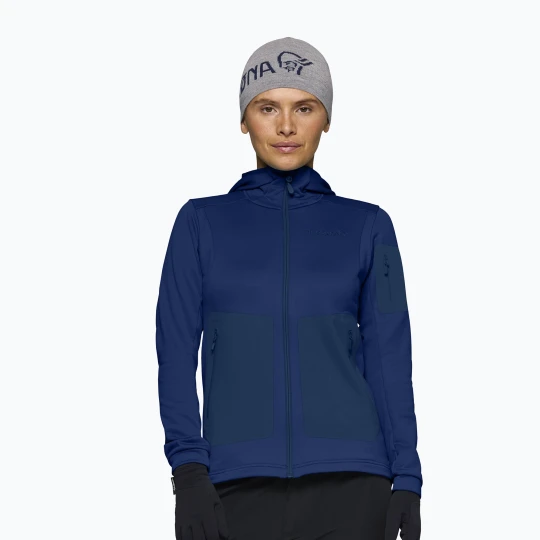 Zdjęcie produktu Bluza trekkingowa damska NORRONA Falketind Warm2 Stretch Hood indigo night Norrøna Granatowy