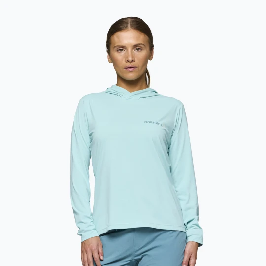 Zdjęcie produktu Bluza trekkingowa damska NORRONA Femund Tech Hood aqua haze Norrøna Niebieski