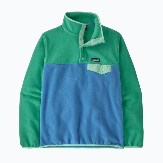 Zdjęcie produktu Bluza trekkingowa damska Patagonia LW Synch Snap-T P/O shore blue Zielony