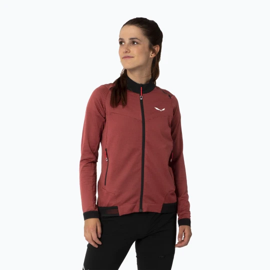 Zdjęcie produktu Bluza trekkingowa damska Salewa Pedroc PL 2 syrah Bordowy