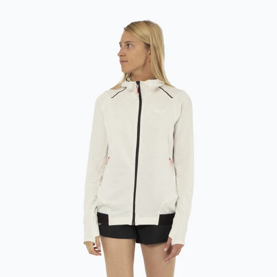 Zdjęcie produktu Bluza trekkingowa damska Salewa Pedroc PL Hooded white