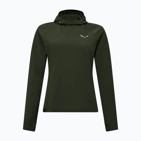 Zdjęcie produktu Bluza trekkingowa damska Salewa Puez Sun Hoodie dark olive Zielony