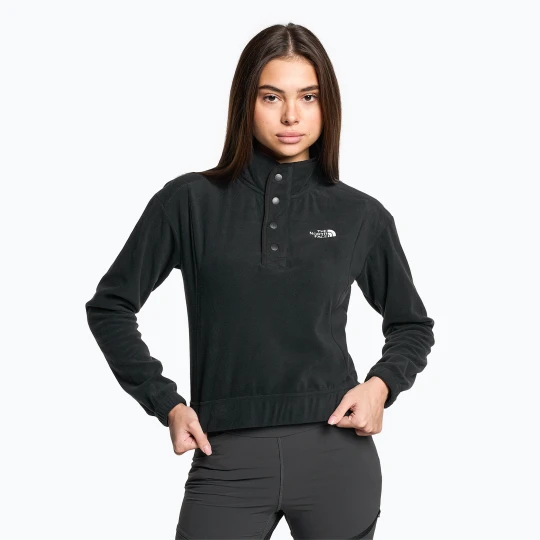 Zdjęcie produktu Bluza trekkingowa damska The North Face Homesafe Snap Neck Fleece Pullover black/black