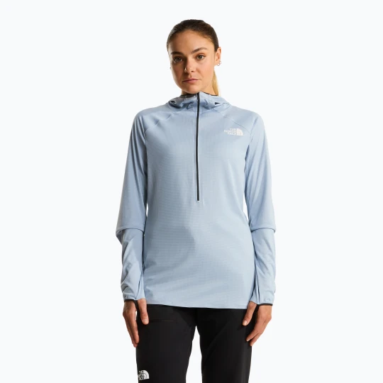 Zdjęcie produktu Bluza trekkingowa damska The North Face Summit Direct Sun Hoodie frost grey Niebieski