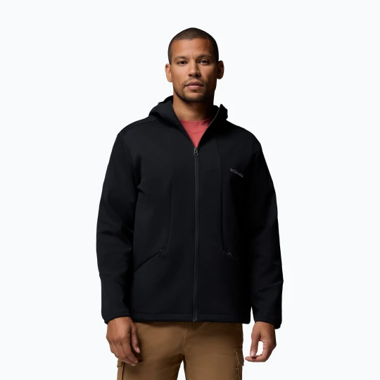 Zdjęcie produktu Bluza trekkingowa męska Columbia Tech Spacer Knit Hoodie black / black