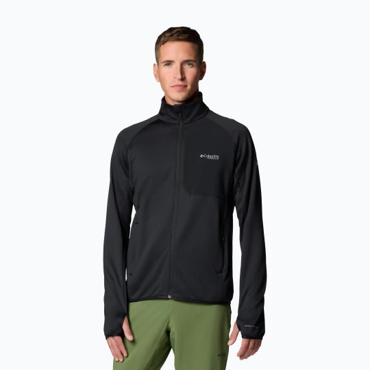 Zdjęcie produktu Bluza trekkingowa męska Columbia Triple Canyon Grid Fleece Full Zip II black