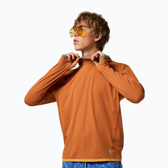 Zdjęcie produktu Bluza trekkingowa męska Cotopaxi Sombra Sun Hoodie whiskey Pomarańczowy