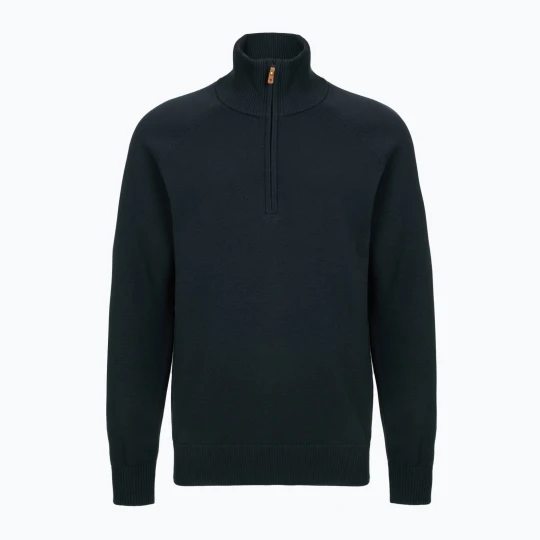 Zdjęcie produktu Sweter męski Fjällräven Övik Lite Half Zip dark navy Granatowy