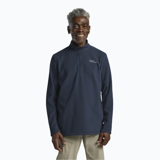 Zdjęcie produktu Bluza trekkingowa męska Jack Wolfskin Taunus Hz midnight sky Granatowy