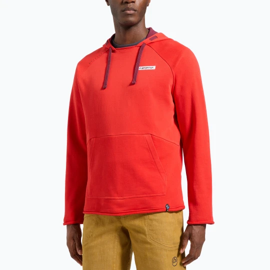 Zdjęcie produktu Bluza trekkingowa męska La Sportiva Telendos Hoody mountain red