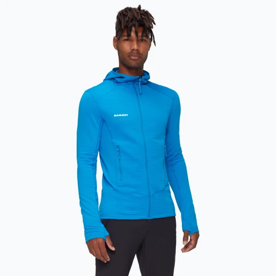 Zdjęcie produktu Bluza trekkingowa męska Mammut Taiss Light ML Hooded glacier blue