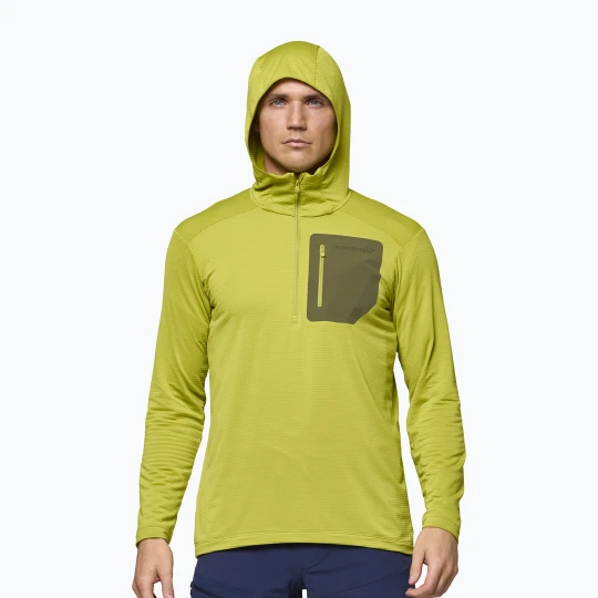 Zdjęcie produktu Bluza trekkingowa męska NORRONA Falketind Warm1 Hood golden lime/olive night Norrøna Zielony