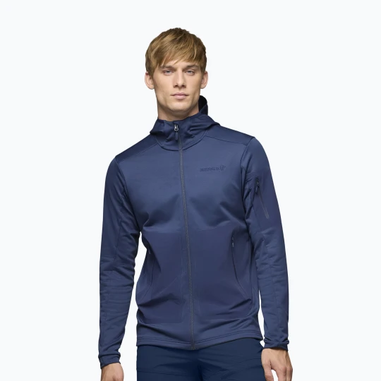 Zdjęcie produktu Bluza trekkingowa męska NORRONA Falketind Warm2 Stretch Hood indigo night Norrøna Granatowy