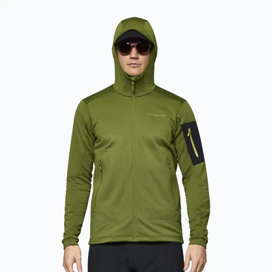 Zdjęcie produktu Bluza trekkingowa męska NORRONA Falketind Warm2 Stretch Hood pesto Norrøna Zielony