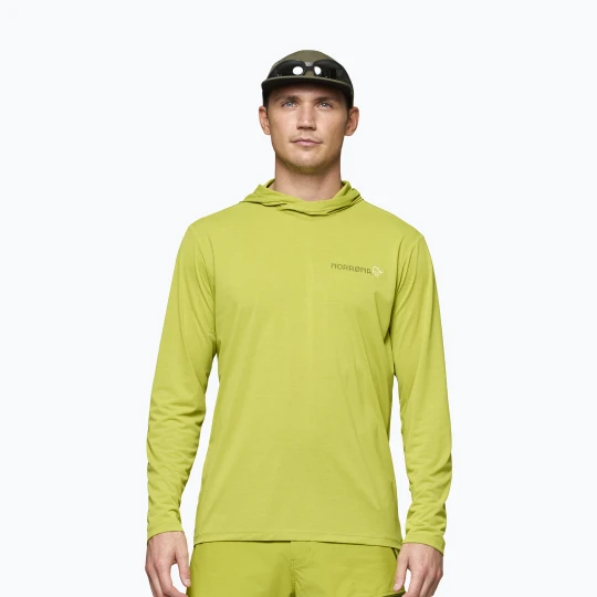 Zdjęcie produktu Bluza trekkingowa męska NORRONA Femund Tech Hood golden lime Norrøna Zielony