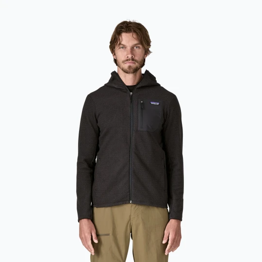 Zdjęcie produktu Bluza trekkingowa męska Patagonia R1 Air Full Zip Hoody black