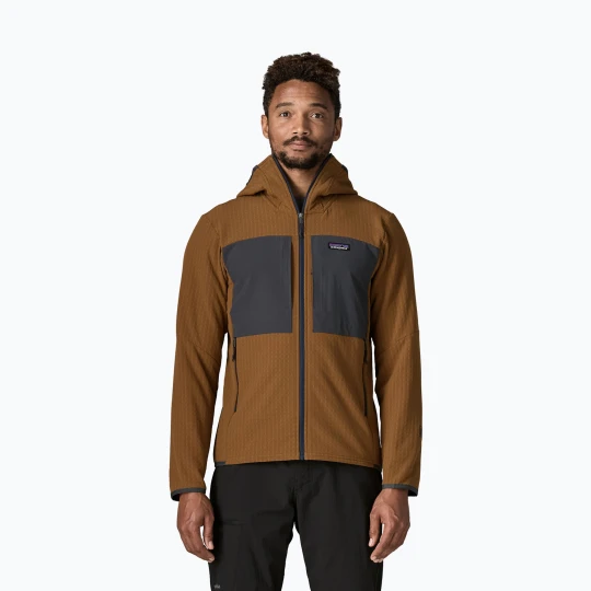 Zdjęcie produktu Bluza trekkingowa męska Patagonia R2 TechFace Hoody deer brown