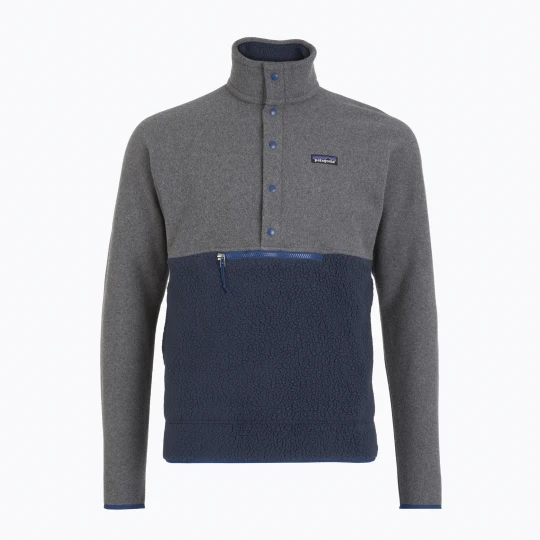 Zdjęcie produktu Bluza trekkingowa męska Patagonia Retro Pile 1 / 2 Snap P / O new navy w / nickel Granatowy